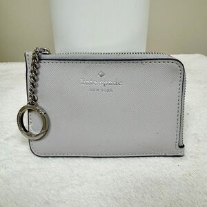 Kate Spade Saffiano Zip Around Card Case with Keyring